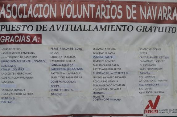 PUESTO AVITUALLAMIENTO GRATUITO JAVIERADAS 2024